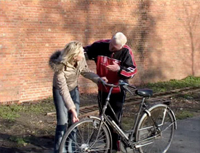 Major Cycling banged by her neighbor 2