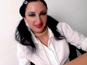 Secretary slut fucked up his balls 1